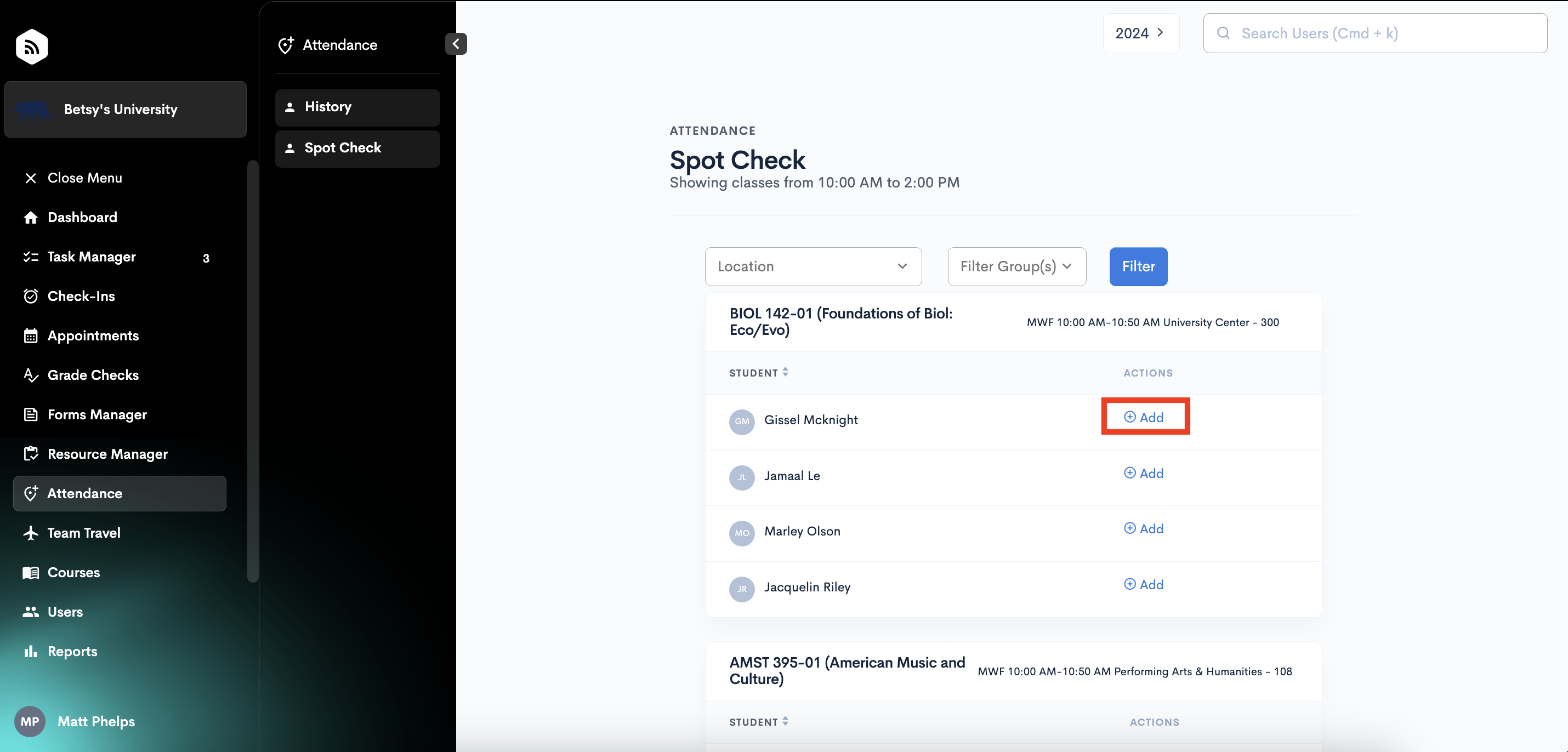 Spot Checks