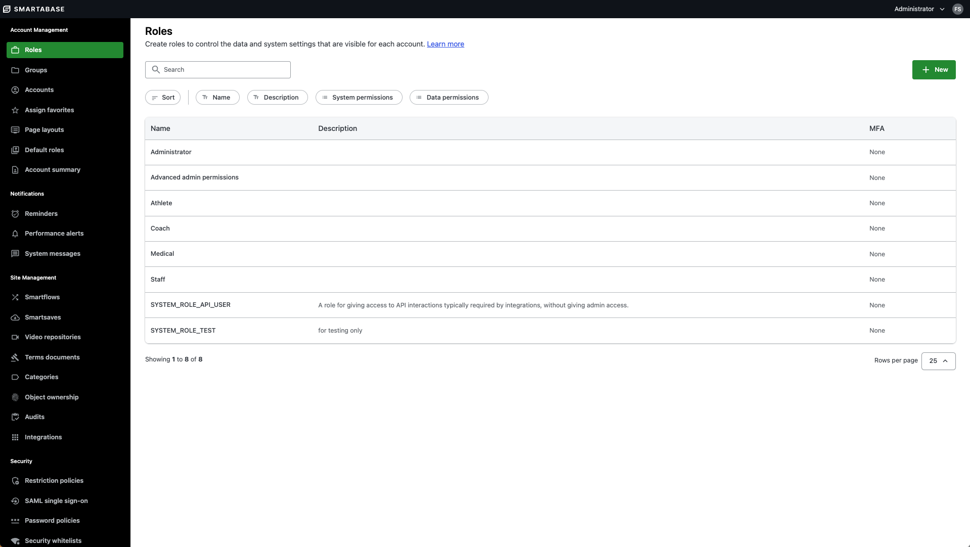 Introduction to the Administration Interface