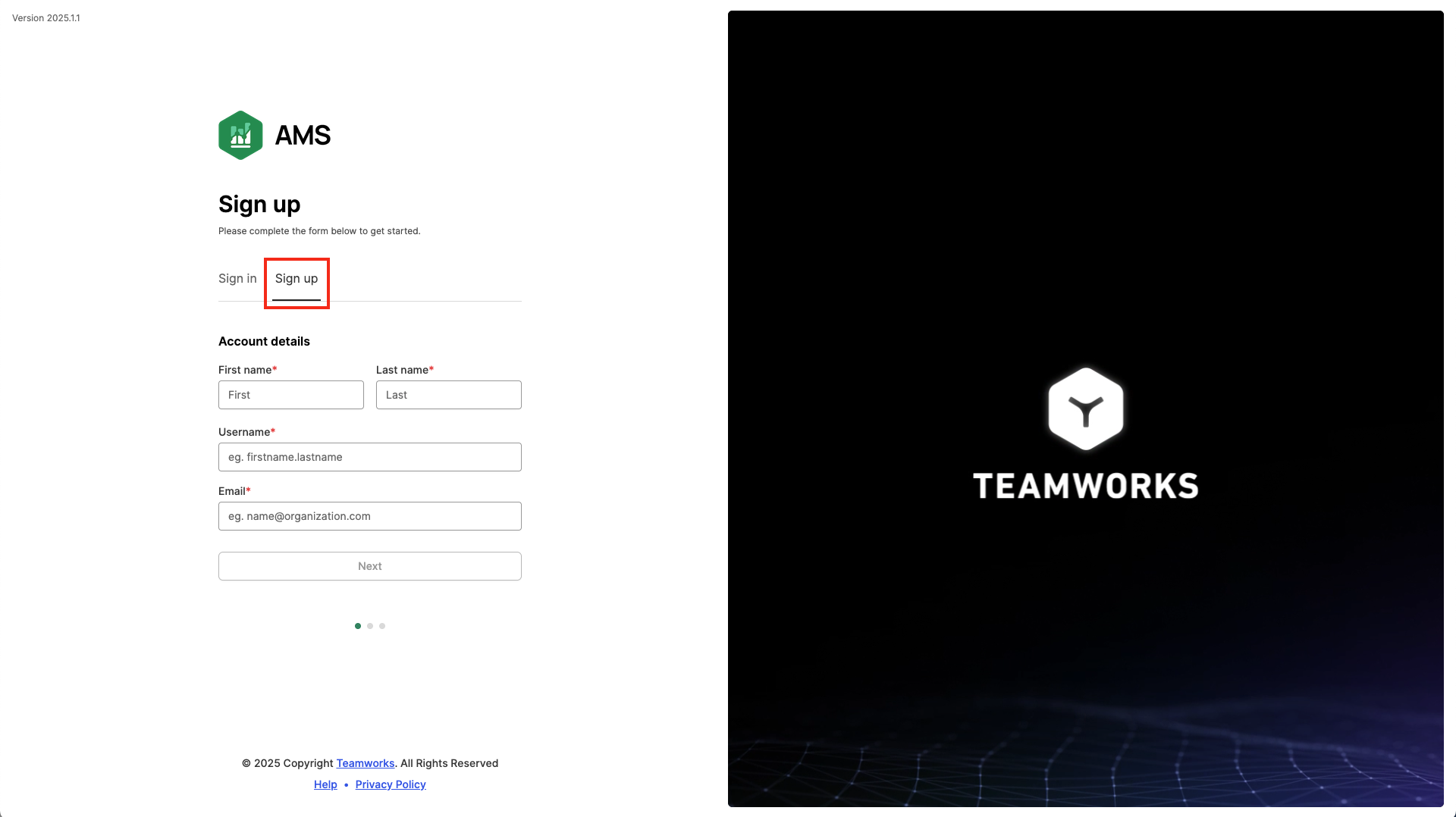 Enable Self Registration On An Ams Site Ams Help Center