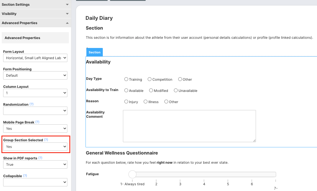 Add a Section to a Form | AMS Help Center
