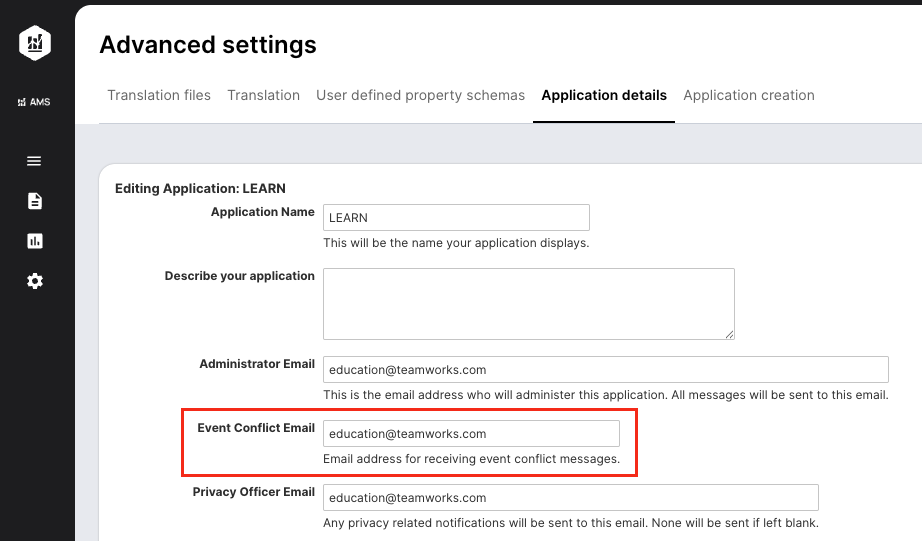 Audit and Manage Event Data Conflicts | AMS Help Center