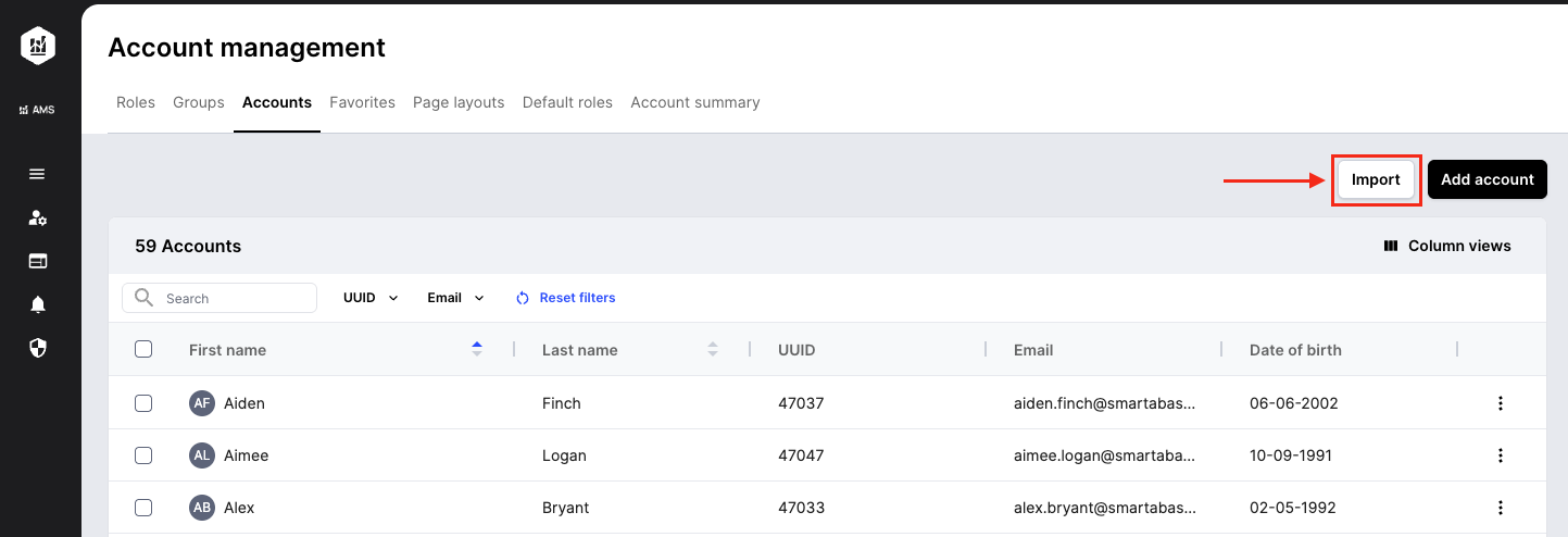 Create AMS User Accounts | AMS Help Center
