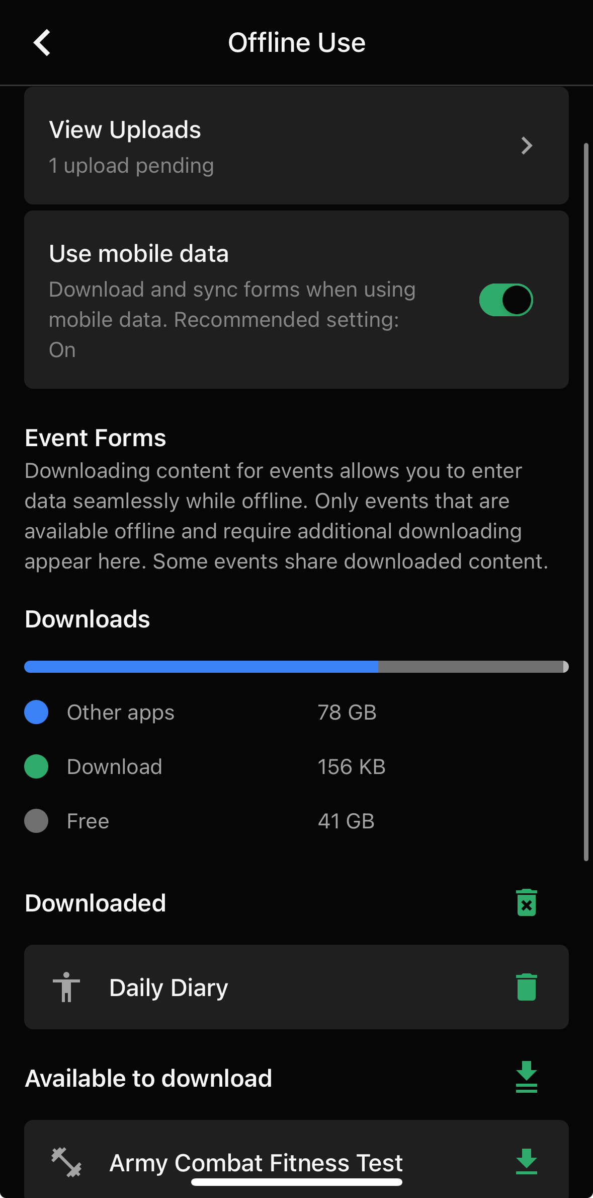 Prepare Your Mobile Device for Offline Use | AMS Help Center