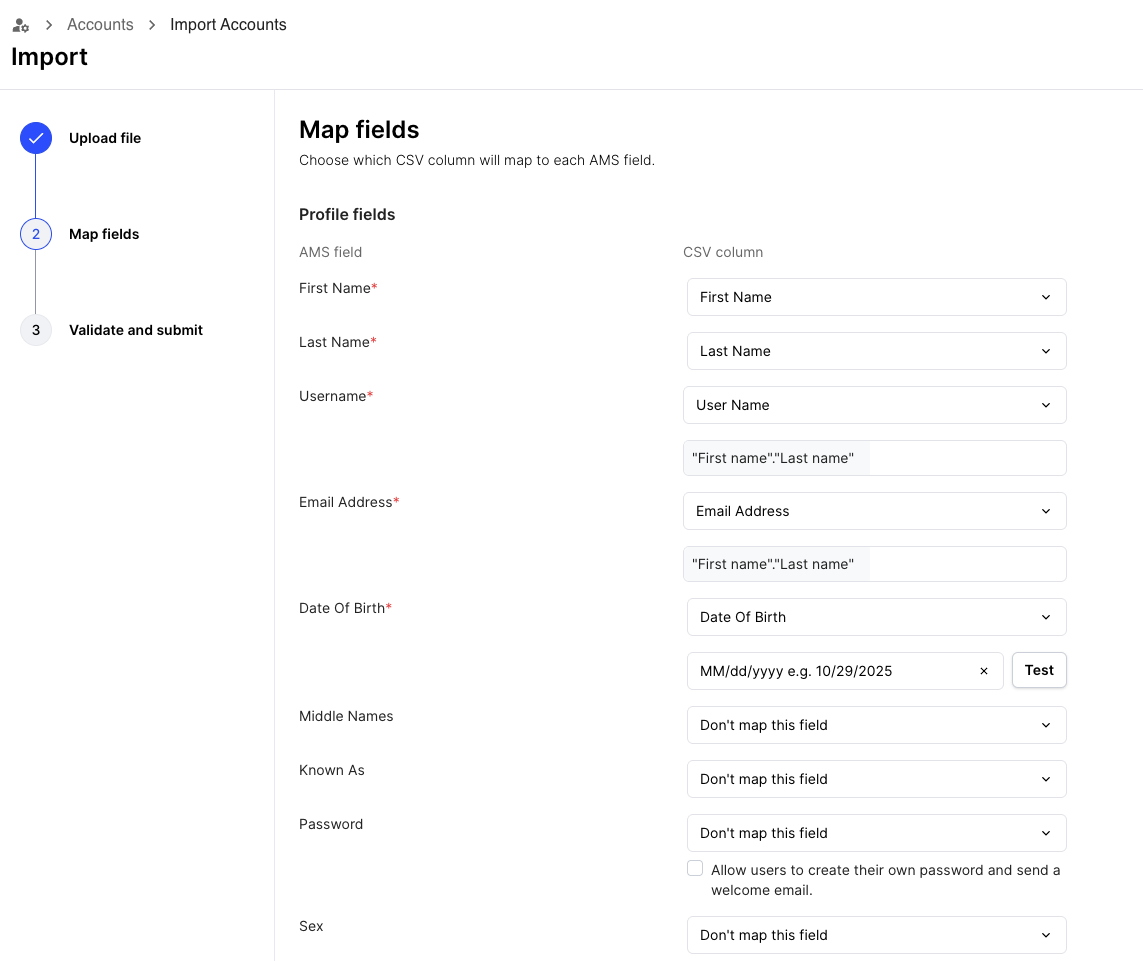 Onboard Users to AMS | AMS Help Center