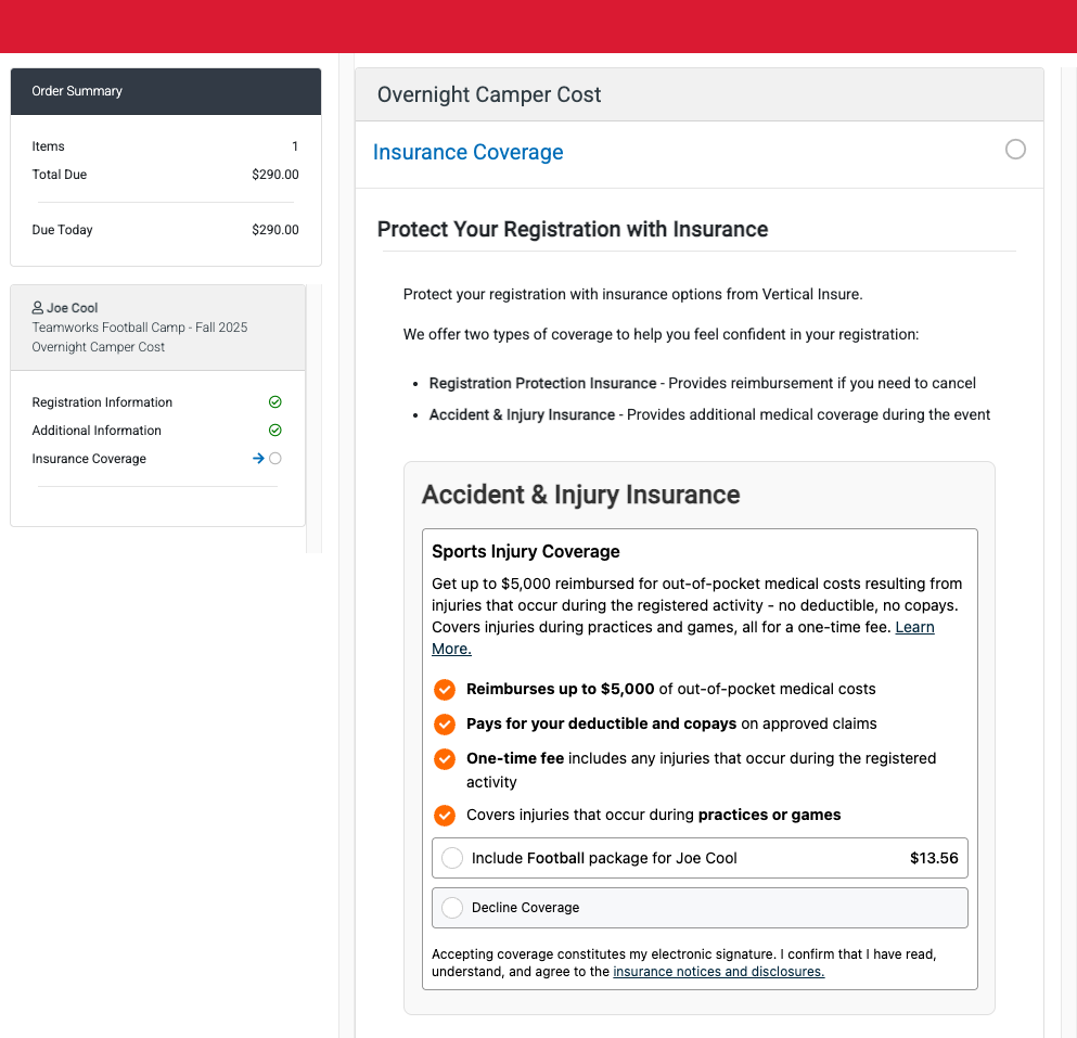 ViCoverage and Camps Integration