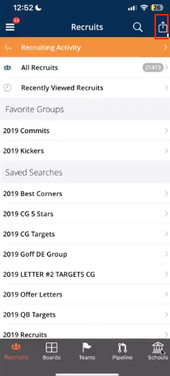 Add Recruits to Compliance + Recruiting