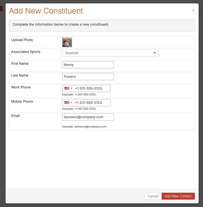 Create an Alumni and Constituent Database
