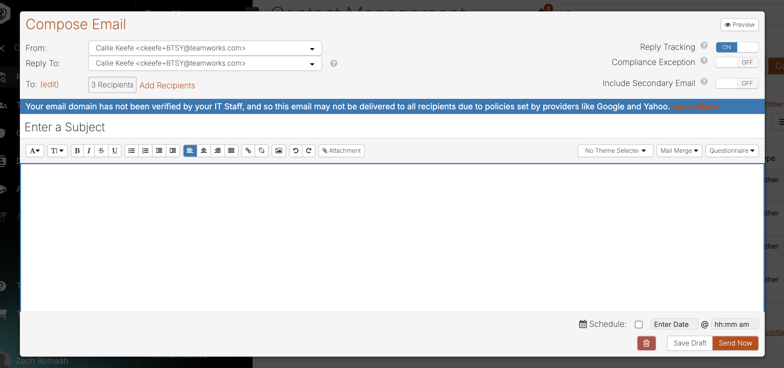 Communicate With Contacts