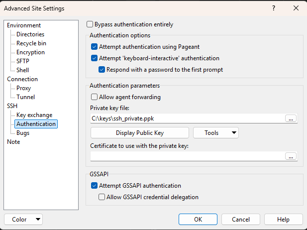Creating SSH Keys for SFTP Integration