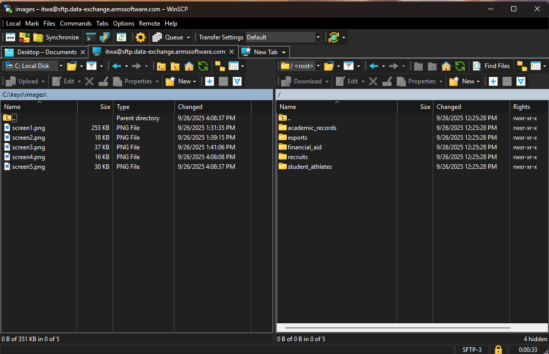 Creating SSH Keys for SFTP Integration