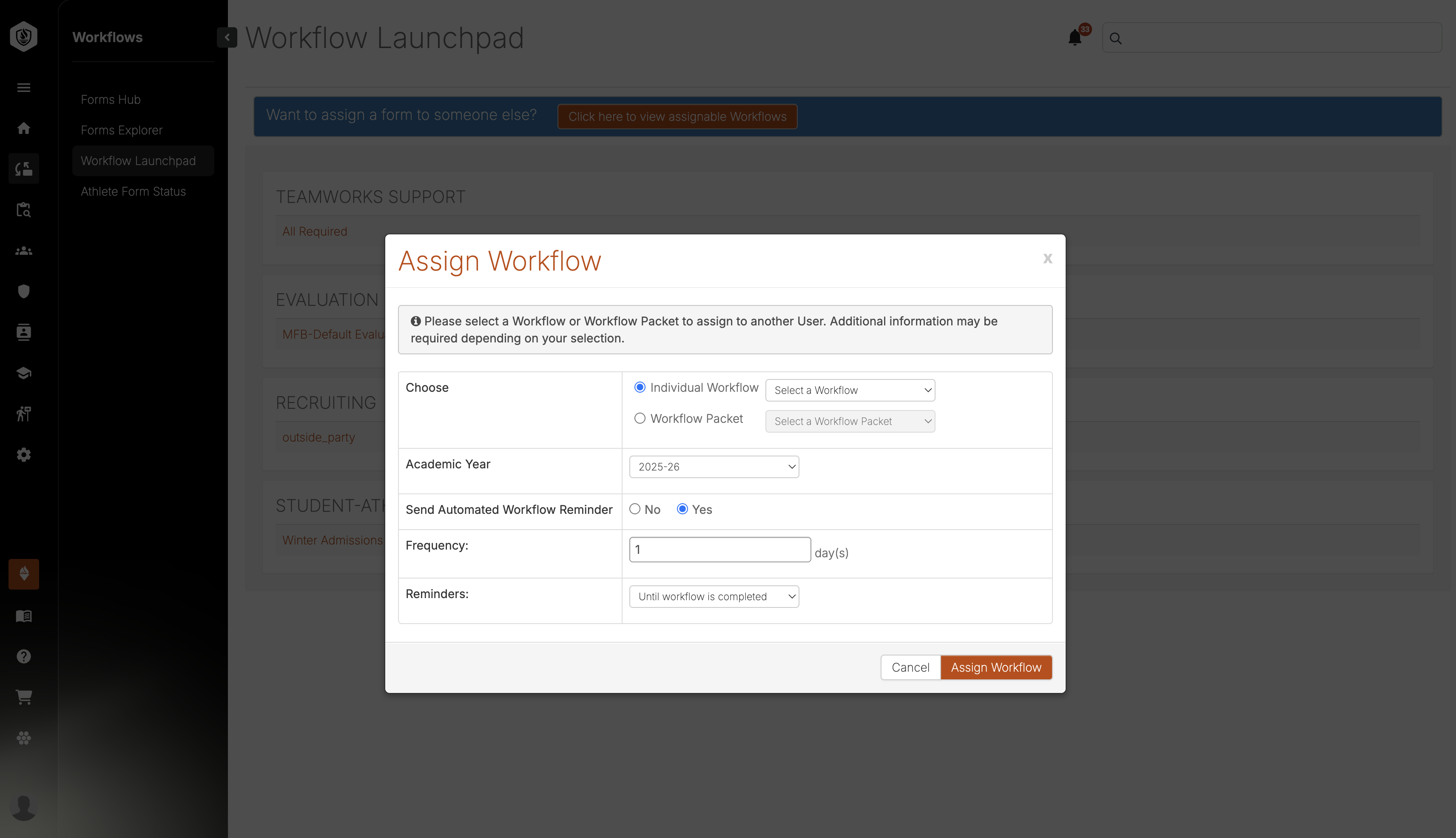 Workflow Reminders