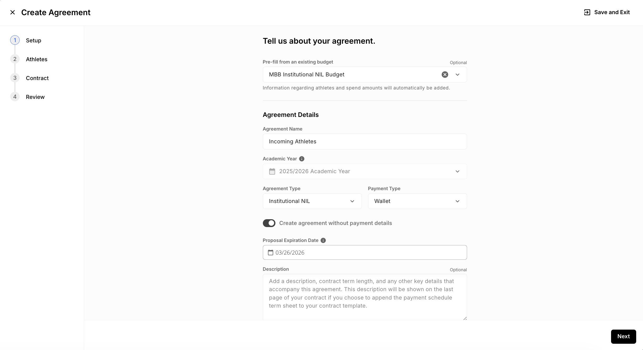 Create and Send Agreements and Contracts