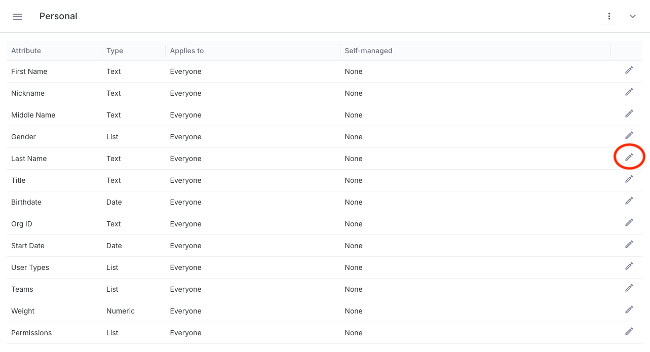 Edit Attribute Category Names and Attribute Names