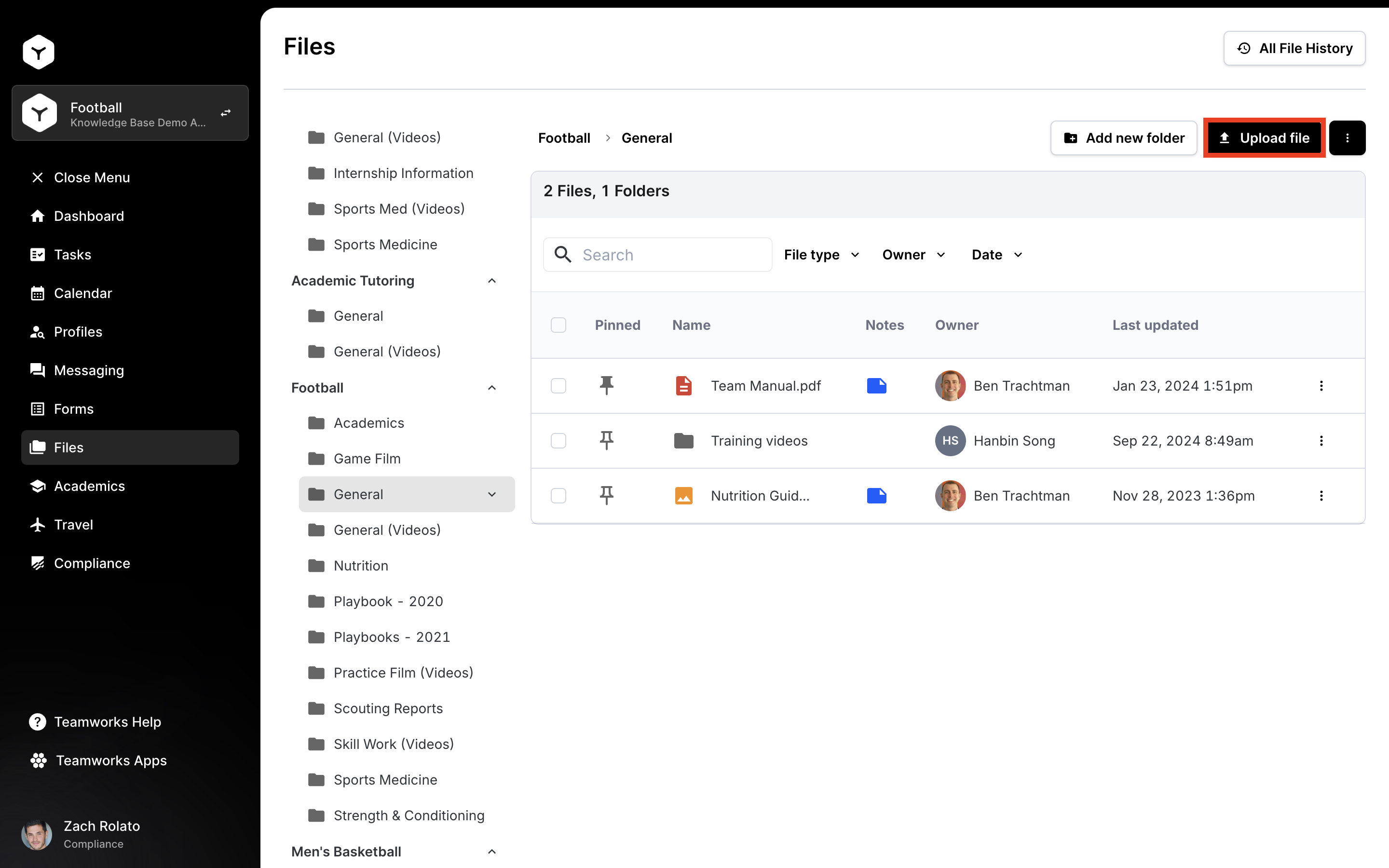 Files and Videos