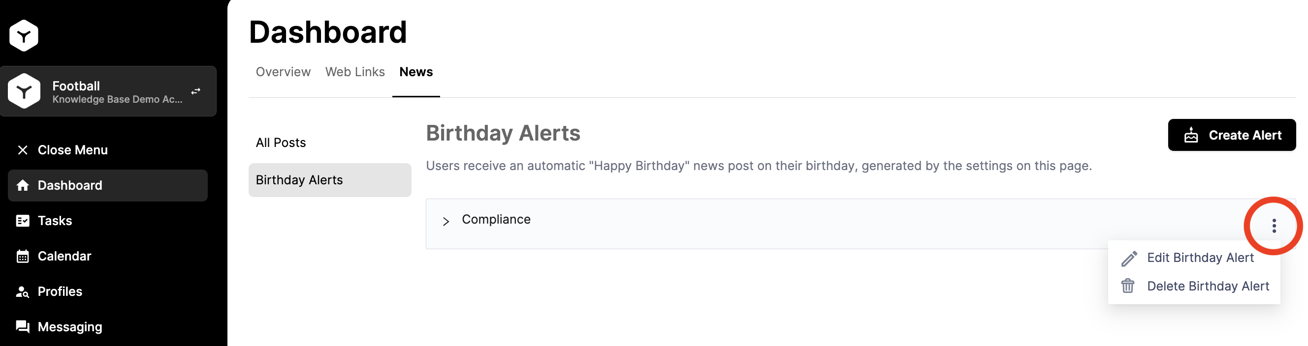 Birthday Alerts
