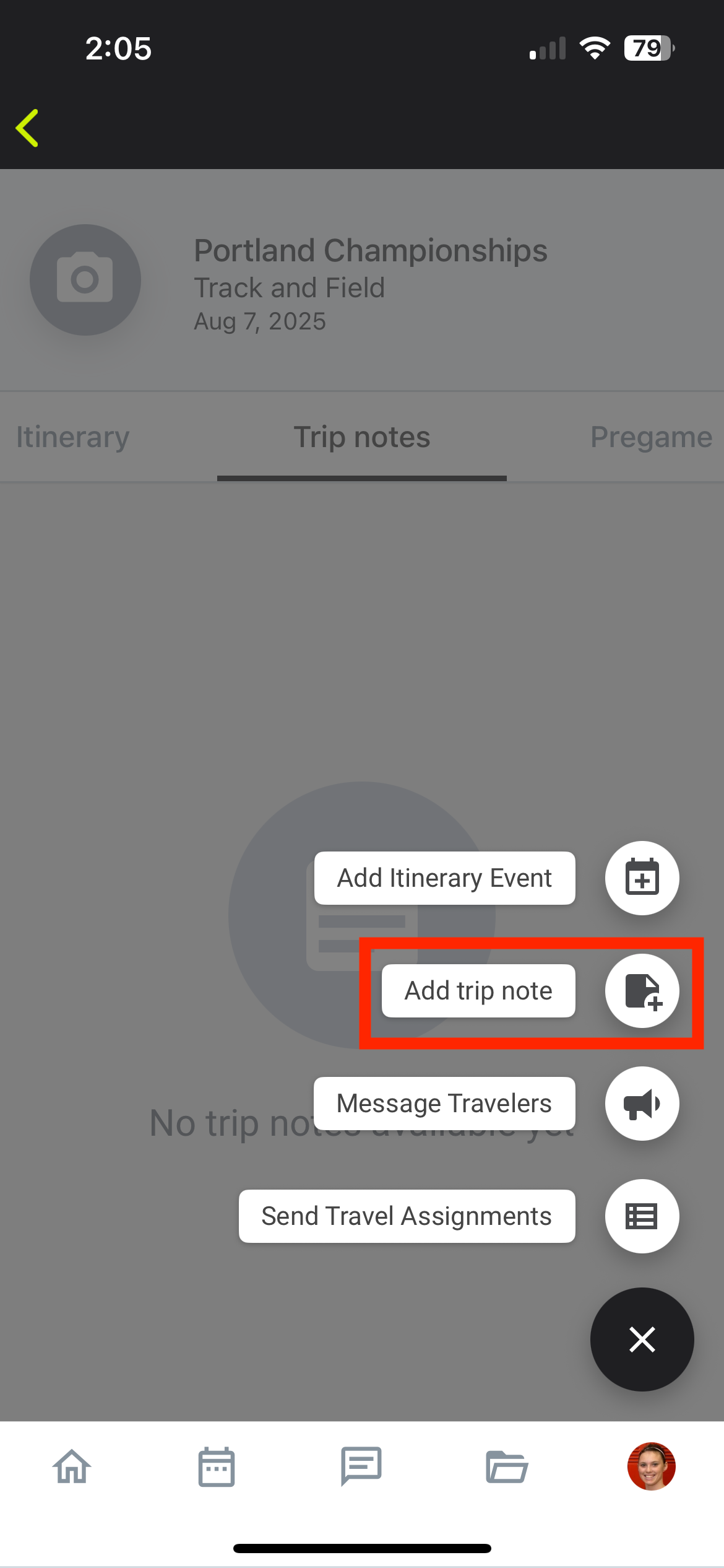 Trip Notes