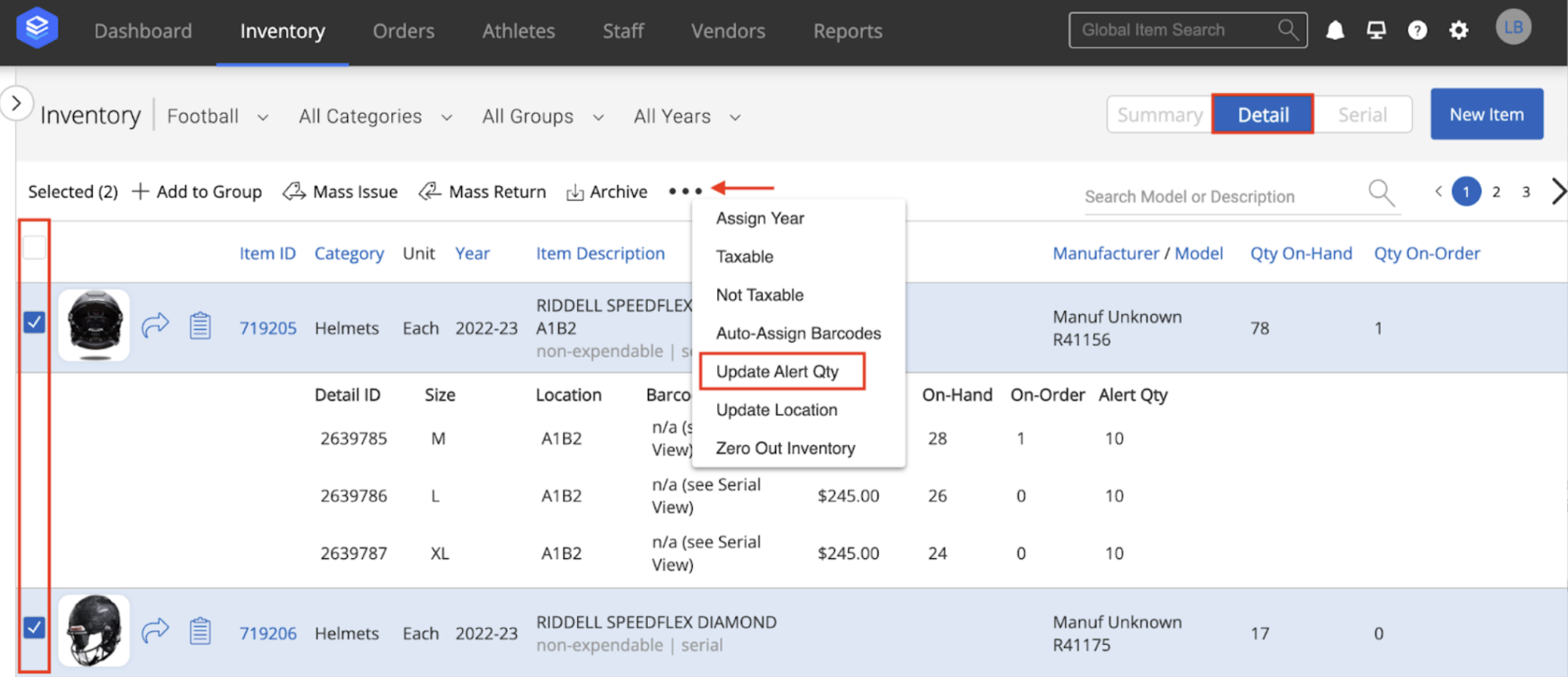 Enable Inventory Alert Email Notifications
