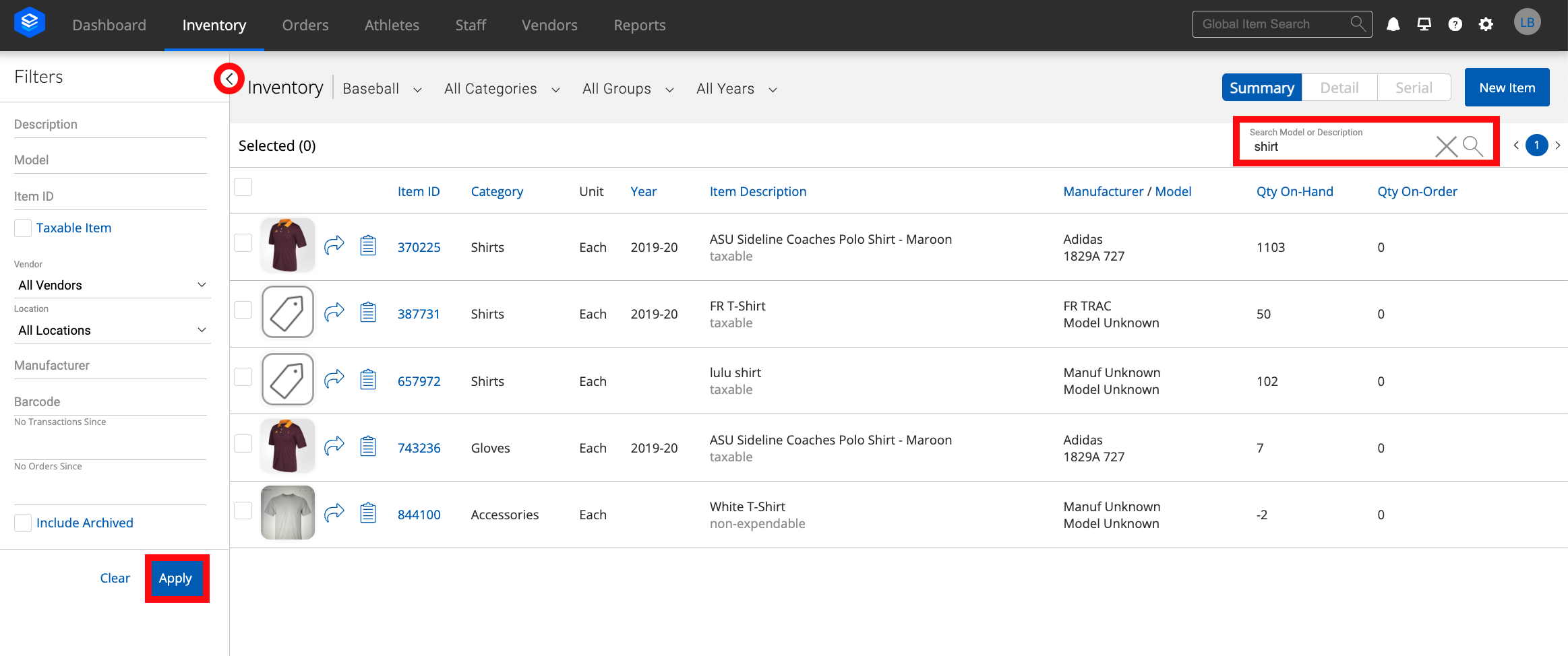 Navigate the Web Interface
