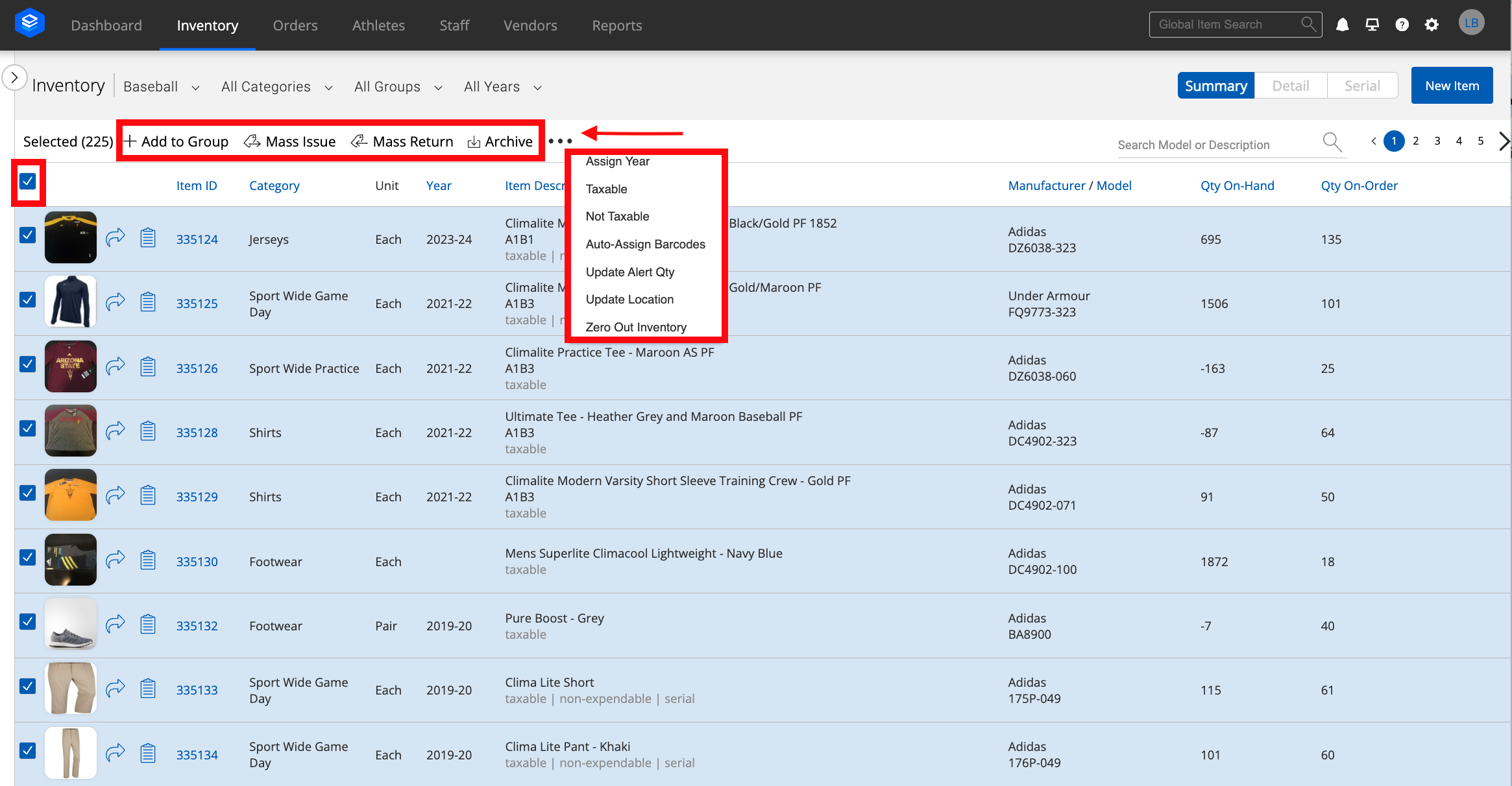 Navigate the Web Interface