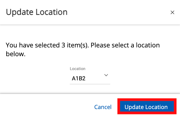 Mass Update Locations