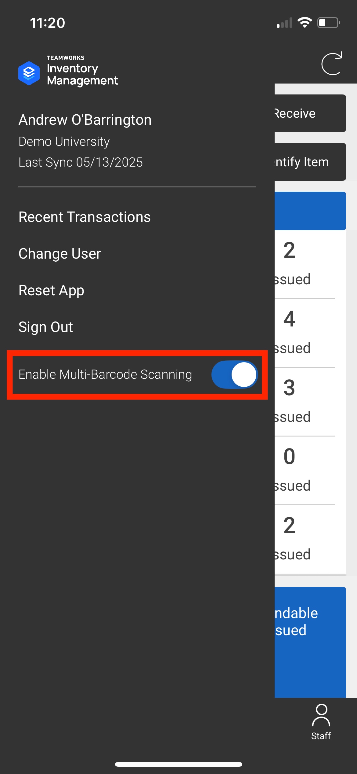 Enable Multi-Barcode Scanning