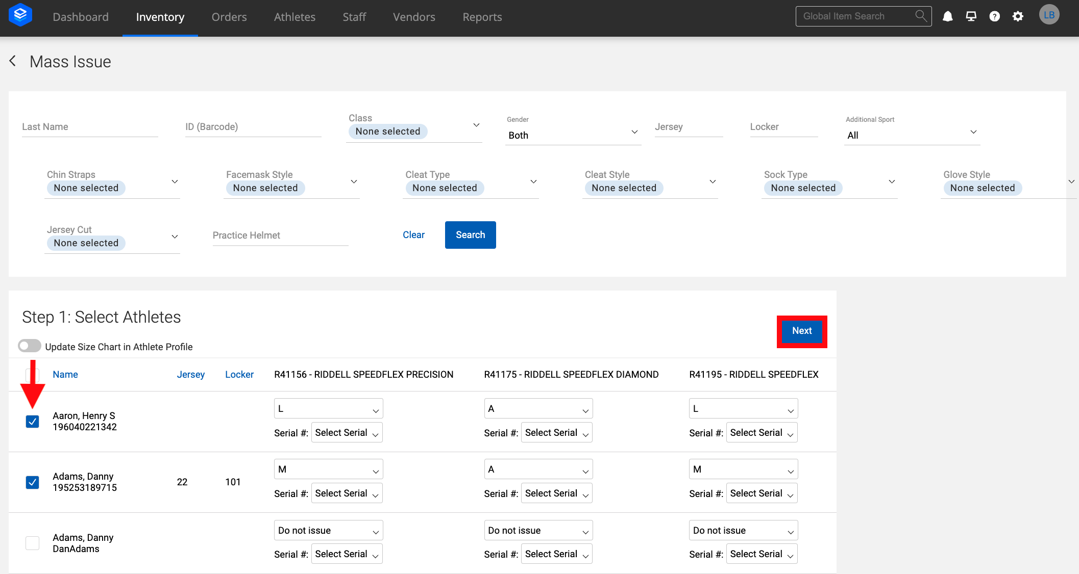 Group Items and Mass Issue in Bulk