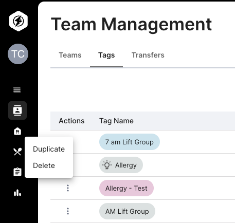 Create, Manage and Assign Tags