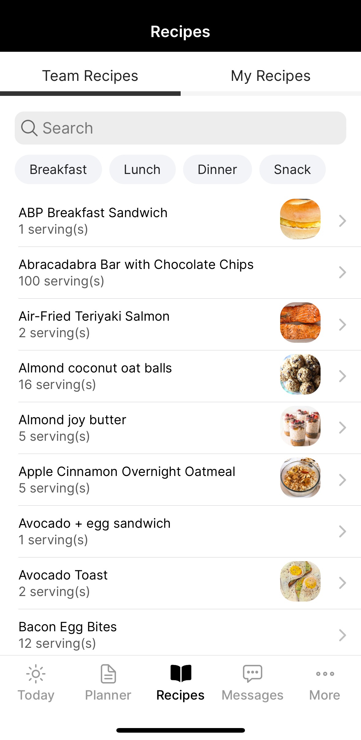 Digital Recipe Cookbook