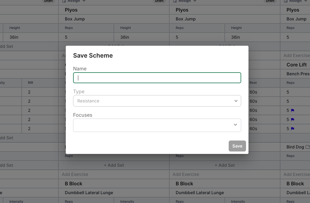 Create and Apply a Scheme