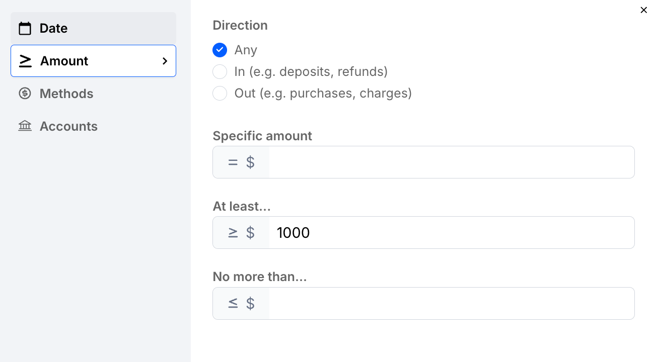 View and Export Transactions and Payment Transactions